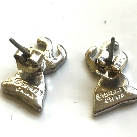 Vintage Disney Pluto Dog Earrings Post Pierced Disneyana - Picture 6 of 8